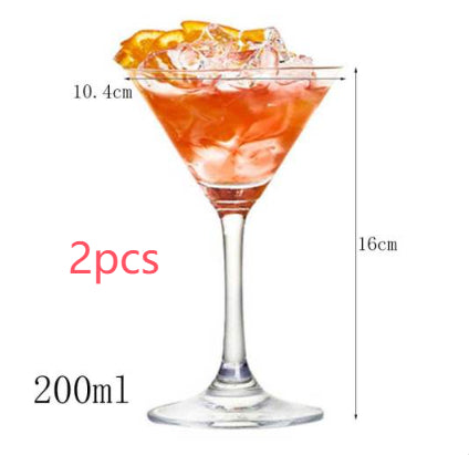 Creative glass cocktail glass