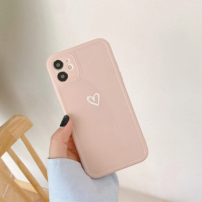 Hand painted love phone case