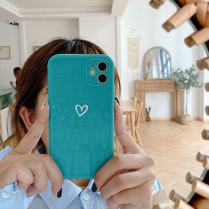 Hand painted love phone case