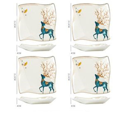 Dinner Plates Ceramic Steak Plate Web Porcelain